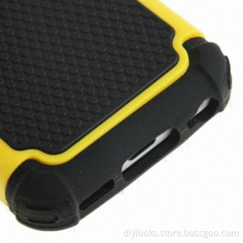 Football Texture Plastic + Silicone Combination Case for iPhone 5C